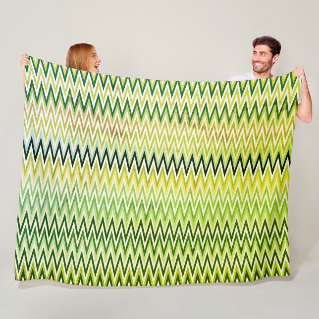 Cobertor De Velo Padrão Rustic Chevron Zigzag (In Situ)
