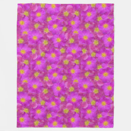 Cobertor De Velo Padrão Selvagem de Rosa