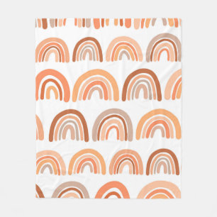 Cobertor De Velo Padrão sem costura com arco-íris. Textura desenh