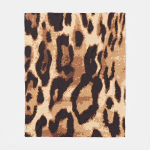 Cobertor De Velo Padrão sem falhas de impressão leopardo