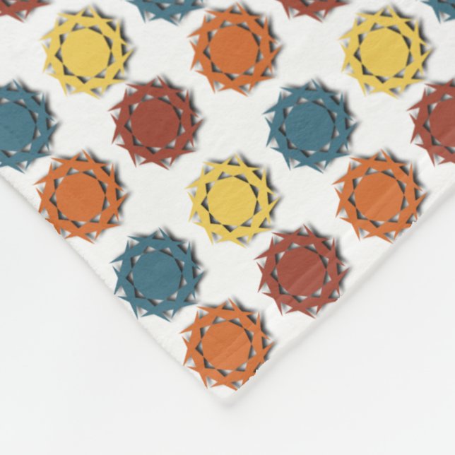 Cobertor De Velo Padrão Terrestre Inspirado por Marrocos (Quina)