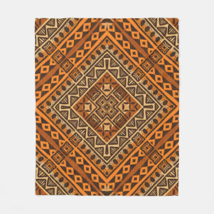 Cobertor De Velo Padrão têxtil étnico tribal estilo africano