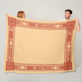 Cobertor De Velo Padrão tradicional de calendário eslavo