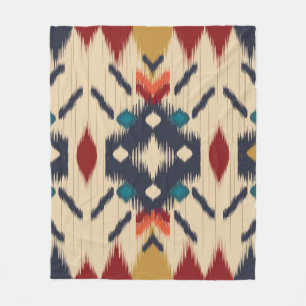 Cobertor De Velo Padrão tribal colorido sem costura