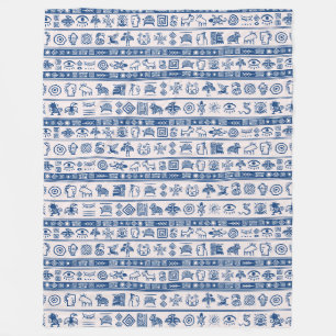 Cobertor De Velo Padrão tribal étnico - aztec africanos asiáticos 4