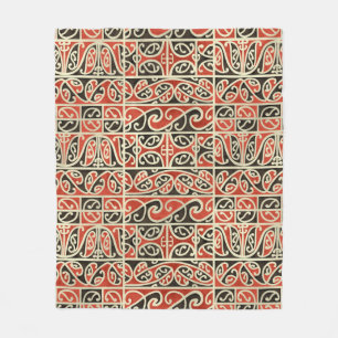 Cobertor De Velo Padrão Tribal Maori Kowhaiwhai Koru Nova Zelândi