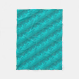 Cobertor De Velo Padrão Turquesa Aqua Teal
