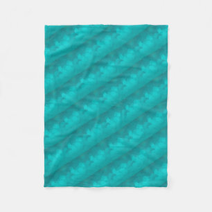 Cobertor De Velo Padrão Turquesa Aqua Teal