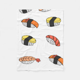 Cobertor De Velo padrão uniforme de Sushi