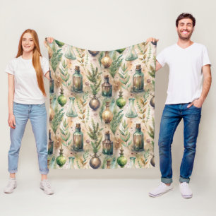 Cobertor De Velo Padrão Vintage de Garrafas Apóticas (3)