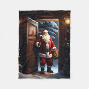 Cobertor De Velo Padre Christmas Fleece Blanket