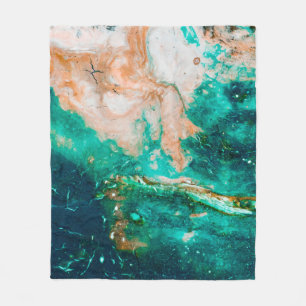 Cobertor De Velo Padrões Fantásticos de abstrato de Cores e Tintas