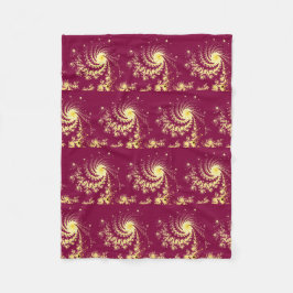 Cobertor De Velo Padrões vermelho e amarelo giratório