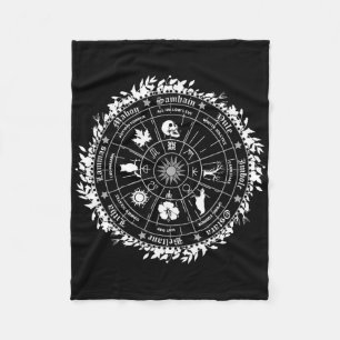 Cobertor De Velo Pagan Wheel Do Ano Witch Wicca Happy Ostara
