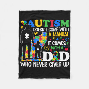 Cobertor De Velo Pai Autismo Engraçado não vem com um Autismo manua