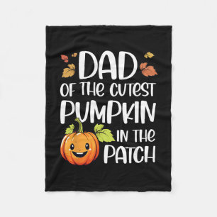 Cobertor De Velo Pai da Abóbora Mais Fofa do Halloween Patch Thank