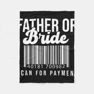 Cobertor De Velo Pai da Noiva Código de Barras Pague com Scan Prese