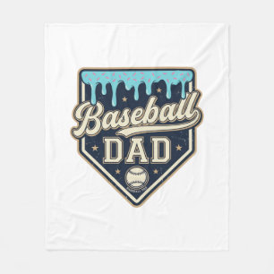 Cobertor De Velo Pai de Beisebol Desenho Vintagem Placa Caseira Got