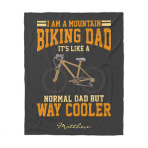 Pai De Bicicleta Montanha Ciclista Como Normal Per