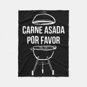 Cobertor De Velo Pai de carne de bife engraçada Carne Asada Por Fav