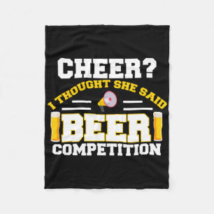 Cobertor De Velo Pai de Cheerleader Engraçado Eu Achei Que Ela Diss