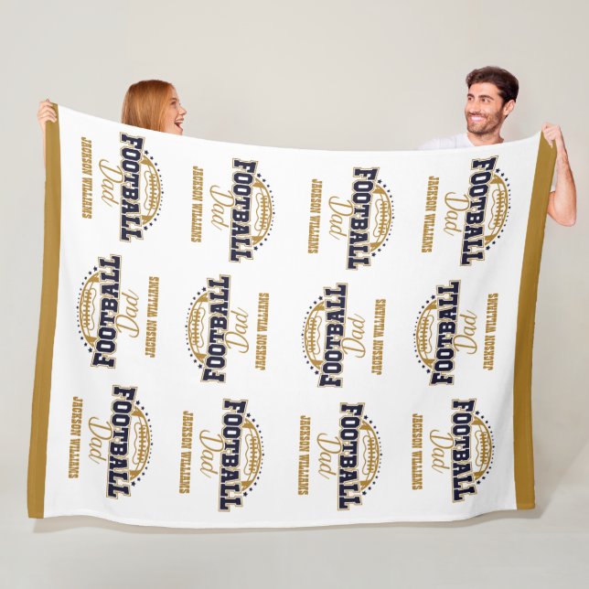 Cobertor De Velo Pai de futebol de grande porte fofinho (In Situ)