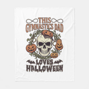 Cobertor De Velo Pai de Ginástica Ama Halloween Caveira Abóboras Mo