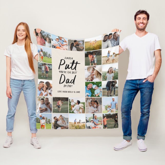 Cobertor De Velo Pai de golfe mínimo multifoto moderno (In Situ)