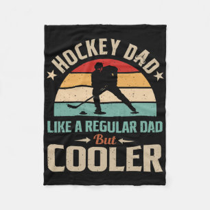 Cobertor De Velo Pai de Hockey Como Um Pai Normal Mas Mais Legal Ho