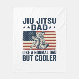 Cobertor De Velo Pai de Jiu Jitsu Camisa Vintage Bandeira Design_1