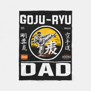 Cobertor De Velo Pai De Karato Goju-ryu Para Pais Com Karate Pion