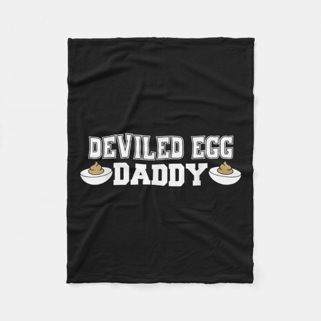 Cobertor De Velo Pai De Ovos Devilados - Engraçado Ovo Devlado De A (Frente)