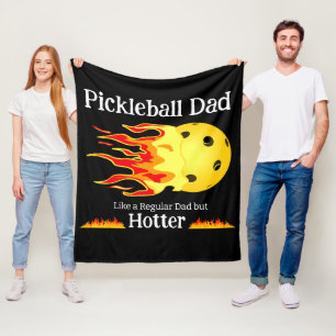 Cobertor De Velo Pai De Pickleball Como Um Pai Regular Mas Mais Esc