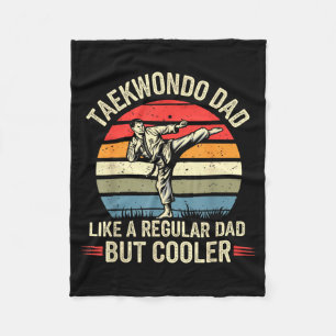 Cobertor De Velo Pai Divertido de Taekwondo Como um Pai Normal Mas