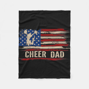 Cobertor De Velo Pai do Cheer Vintage Bandeira Americana dos EUA Ch