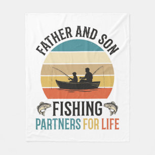 Cobertor De Velo Pai e Filho Parcerios de Pesca para a Vida Design_