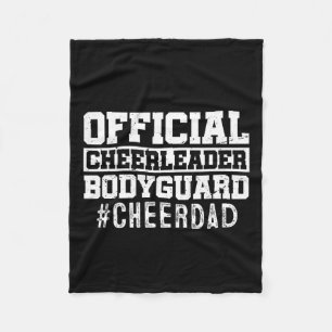 Cobertor De Velo Pai Engraçado Papá Oficial Cheerleader
