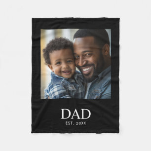 Cobertor De Velo Pai Fundou Foto Simples Moderna Preta