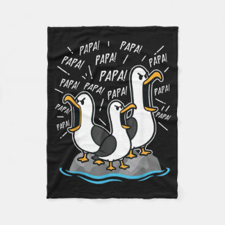 Cobertor De Velo Pai Gaivota Papai Gaivota Engraçado Dia dos Pais H