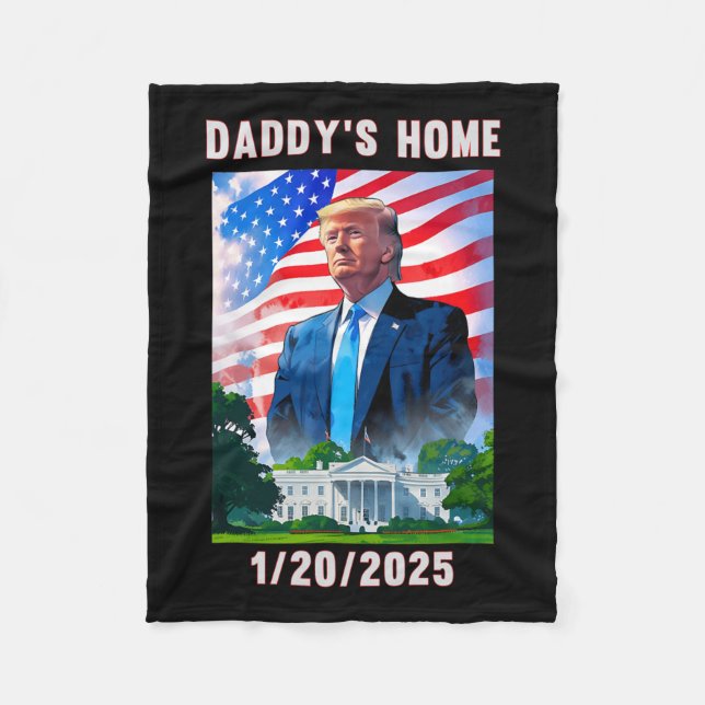 Cobertor De Velo Pai Home Donald Trump 2024 (Frente)