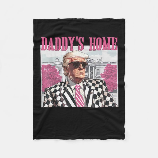 Cobertor De Velo Pai Home Trump Pink 2024 (Frente)