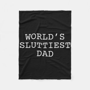 Cobertor De Velo Pai Mais Safado do Mundo Funny Fathers Day Papai