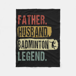 Cobertor De Velo Pai Marido Lenda do Badminton Badminton Pai Pai