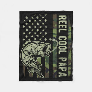 Cobertor De Velo Pai Muito Legal Camuflagem Bandeira Americana Dia