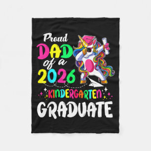 Cobertor De Velo Pai orgulhoso de uma turma de 2026 graduado pré-es