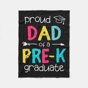 Cobertor De Velo Pai Padre Prek Preschool Family Matching Graduati
