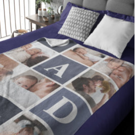 Cobertor De Velo Pai Que Te Amo | Frota de Bloco de Fotografias Mod