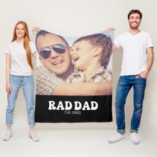Cobertor De Velo Pai Radical Est. Foto Retro