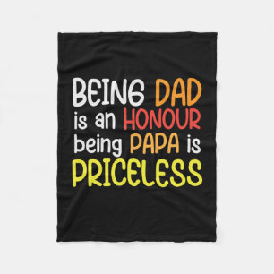 Cobertor De Velo Pai Sentindo Pai sendo Papa