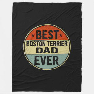 Cobertor De Velo Pai Terrier Mens Best Boston Ever Estilo Retroativ
